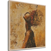 Slika na drvetu - Sunce severnih planina