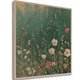 Slika na drvetu - Livadsko cveće severa