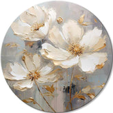 Okrugle slike sa akrilom Cveće u balskim haljinama