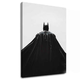 Moderan slika na platnu s motivom Batman: Strážca noci u crno-belih nijansama, dramatična atmosfera, samoća i snaga i moć | Slika Batman: Strážca noci – glavna