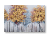 Ručno oslikana slika za zid DRVEĆE 90x60 cm – 3D perspektiva platna na drvenom ramu | 100 % original | akril na platnu ARTMIE | Papilora.sk