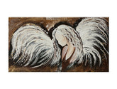 Ručno oslikana zidna umetnost ANĐEO 120 x 60 cm