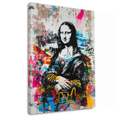 Slika Graffiti Mona na platnu - slika 2