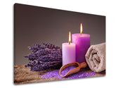 Klasičan slika na platnu s motivom FENG SHUI, lavanda, dečji motiv, cveće, more i plaža u belo-bežih nijansama, mirna atmosfera, pogodan za dnevnog boravka – proizvod