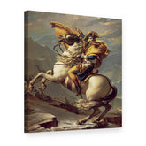 Slika na platnu Napoleon prelazi Alpe – Žak-Luj David, 3D prikaz