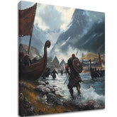 Slika na platnu Vikinzi na Moru - Historický Slika - glavna slika