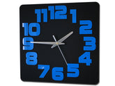 Moderan zidni sat LOGIC BLACK-BLUE blackblue - slika 2