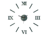 Moderan zidni sat NUMBER gray - slika 2
