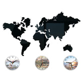 Moderan zidni sat WORLD MAP - slika 2
