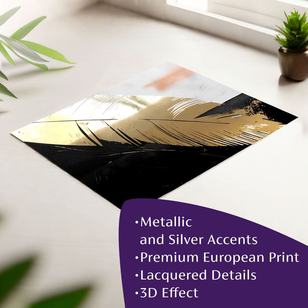 Zidni poster sa EKSTRA efektom - Aurora Plume