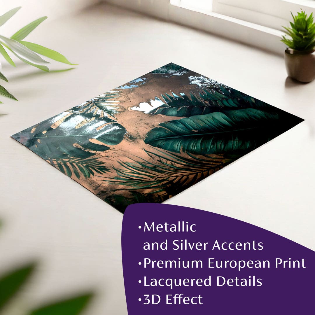 Zidni poster sa EKSTRA efektom - Ponoćna džungla