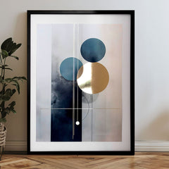 Zidni poster sa EKSTRA efektom - skandinavski oblici