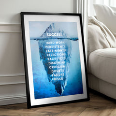 Zidni poster sa EKSTRA efektom - Iceberg of Success