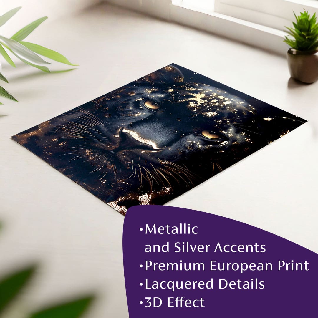 Zidni poster sa EKSTRA efektom - Zlatni panter