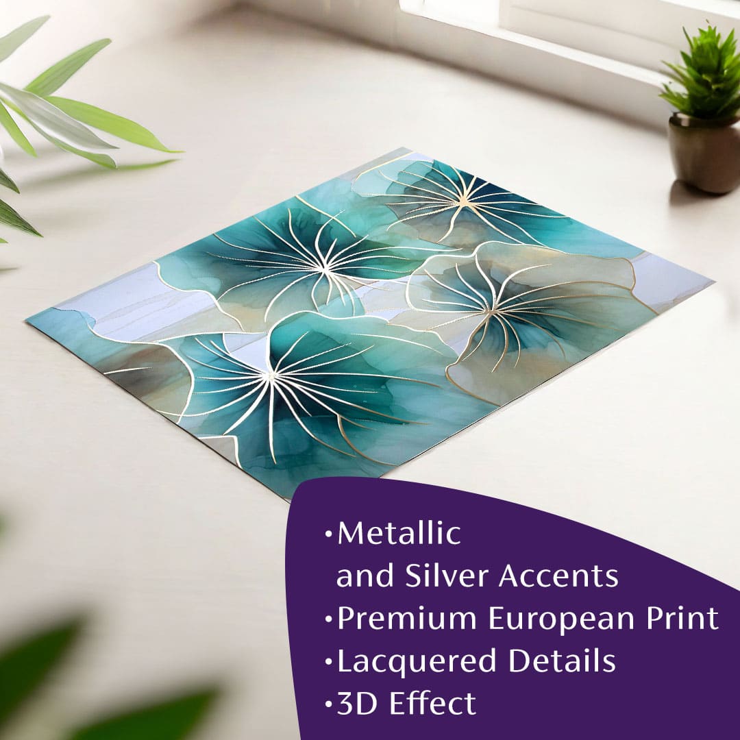 Zidni poster sa EKSTRA efektom - Floral Simphoni