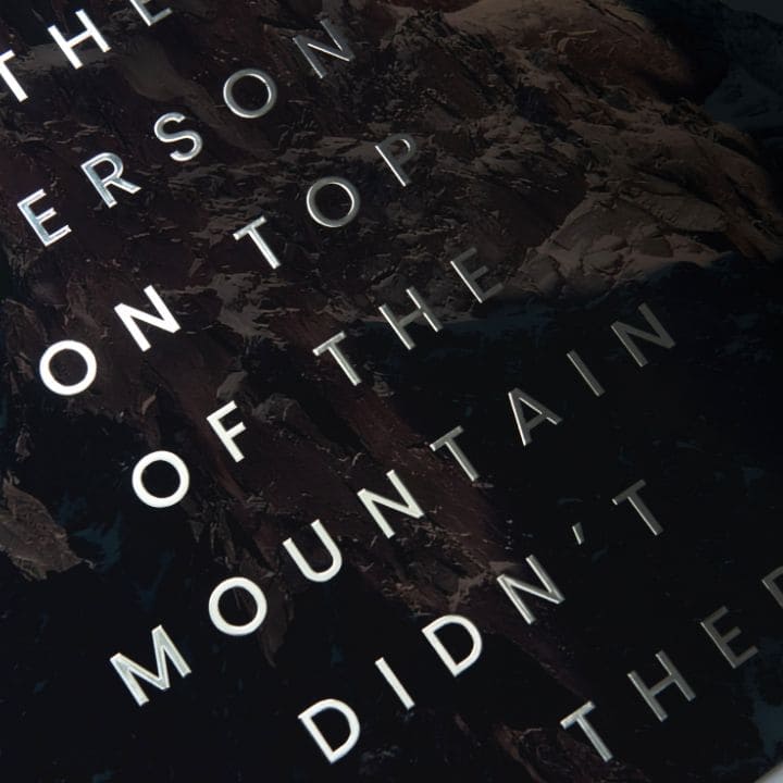 Zidni poster sa EKSTRA efektom - Peak Motivation