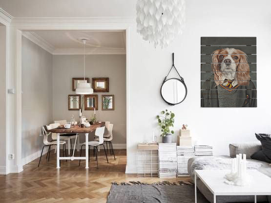 Slika na drvetu Pet Portrait Harry - 40x55 cm