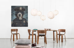 Slika na drvetu Pet Portrait Rex – 50x50 cm