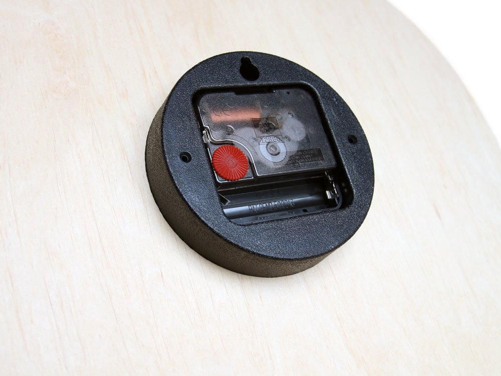 Moderni zidni sat PIANO Crna