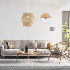 Moderan zidni sat sa ogledalom