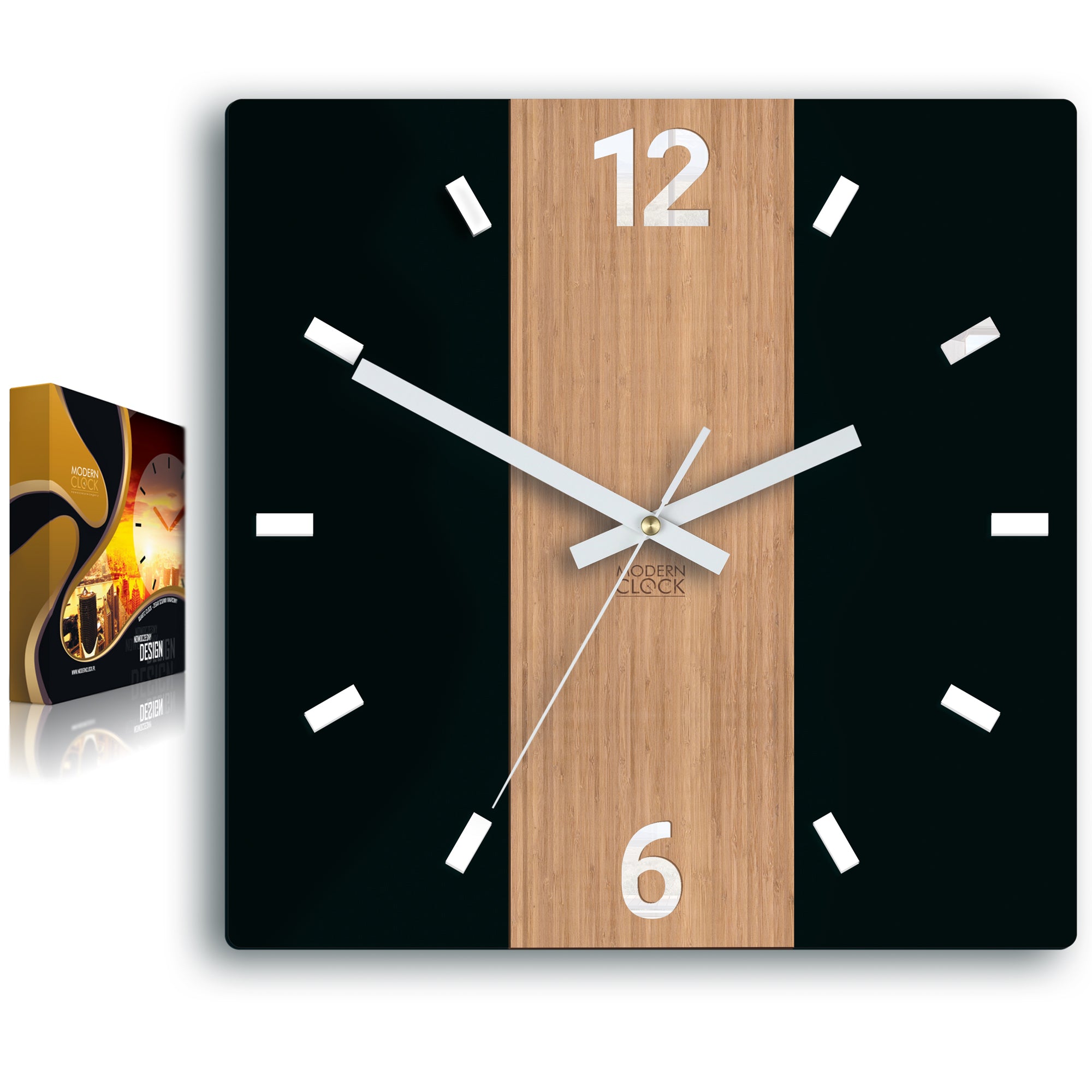 Moderni zidni sat PRIMO Skuare