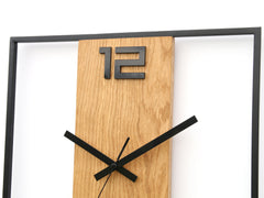 Moderni zidni satovi RETRO Drvo-Metal