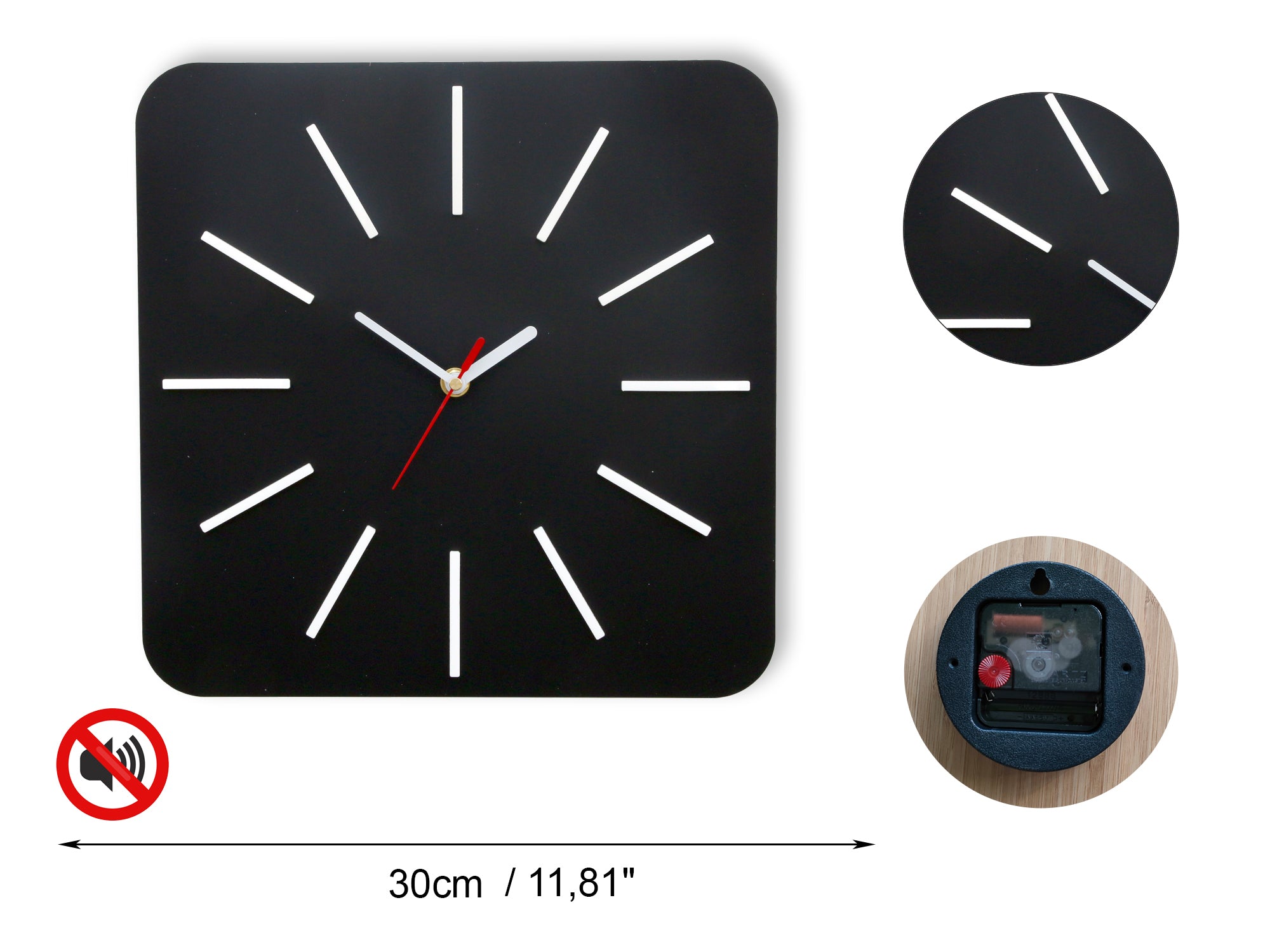 Moderan zidni sat HYPNOTIC