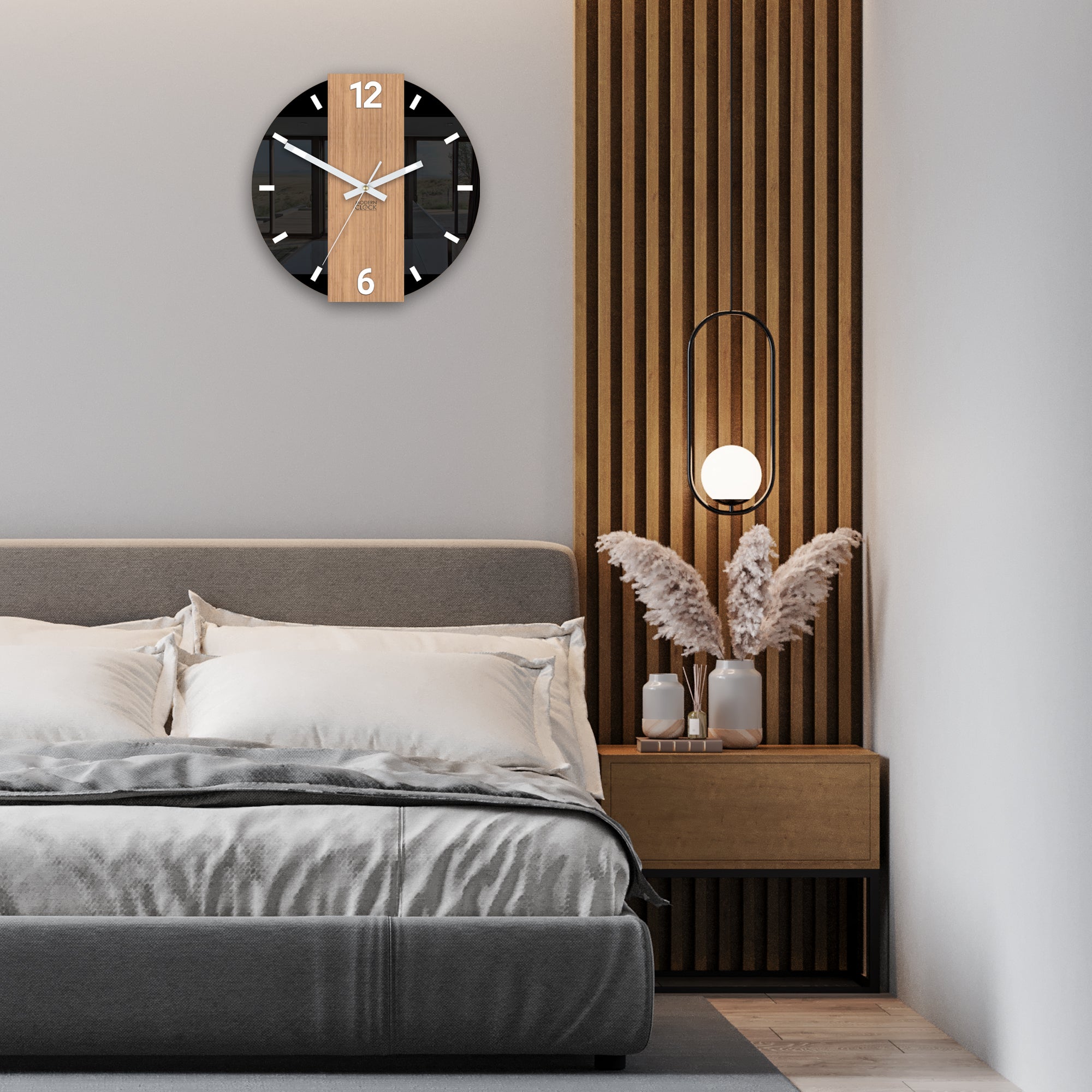 Moderni zidni sat PRIMO Round