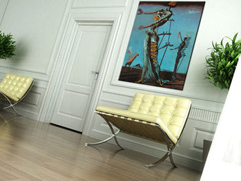 Slika na platnu HORIACA ZIRAFA - Salvador Dali REP002