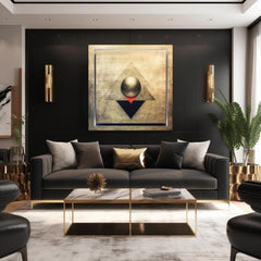 Zlatni dodir na platnu Simetrija u zlatu