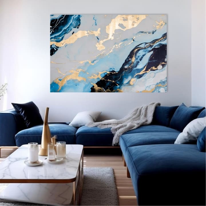 Zlatni dodir na platnu Okeanska simfonija