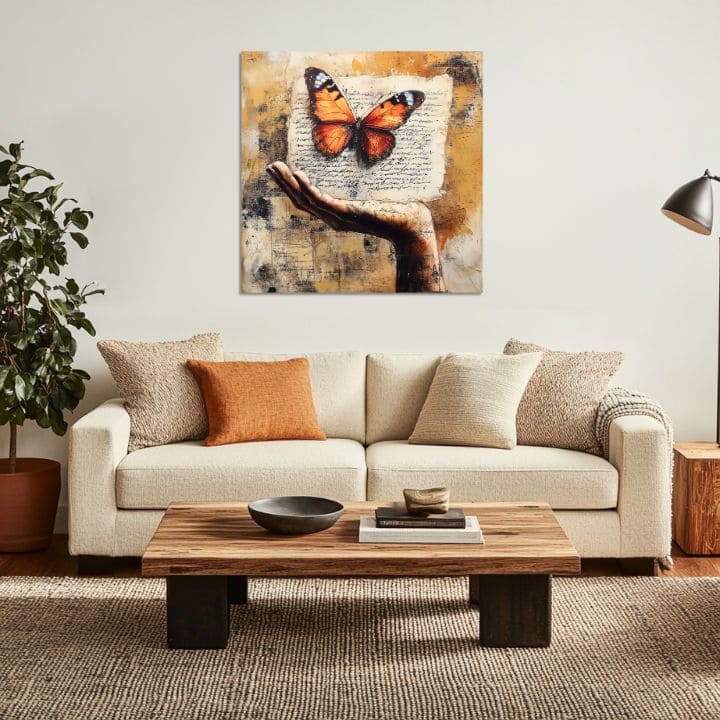 Vintage Image of Butterfli - Love Stori