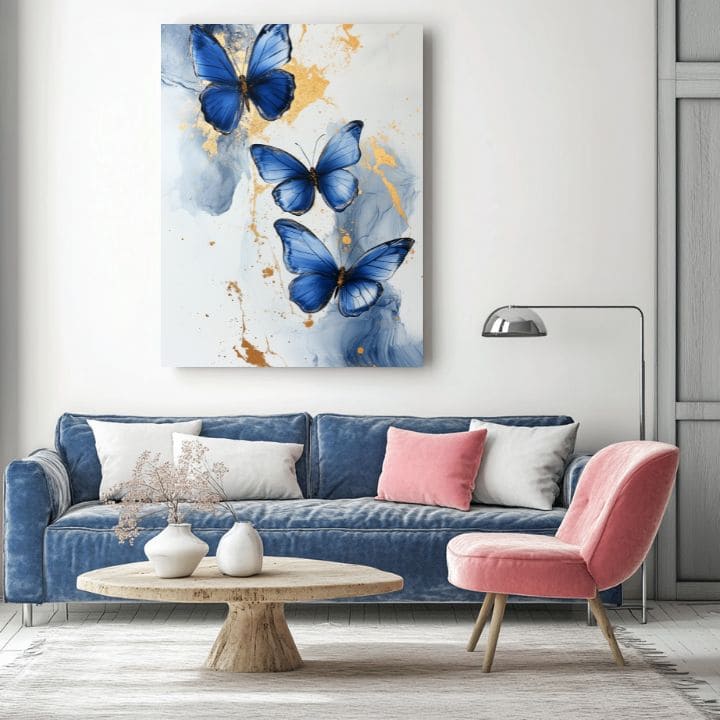 Slika leptira - Mermerna elegancija