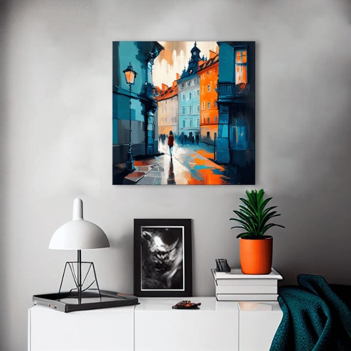 Dizajn dekoracija na platnu Prag u srcu Evrope