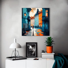 Dizajn dekoracija na platnu Prag u srcu Evrope