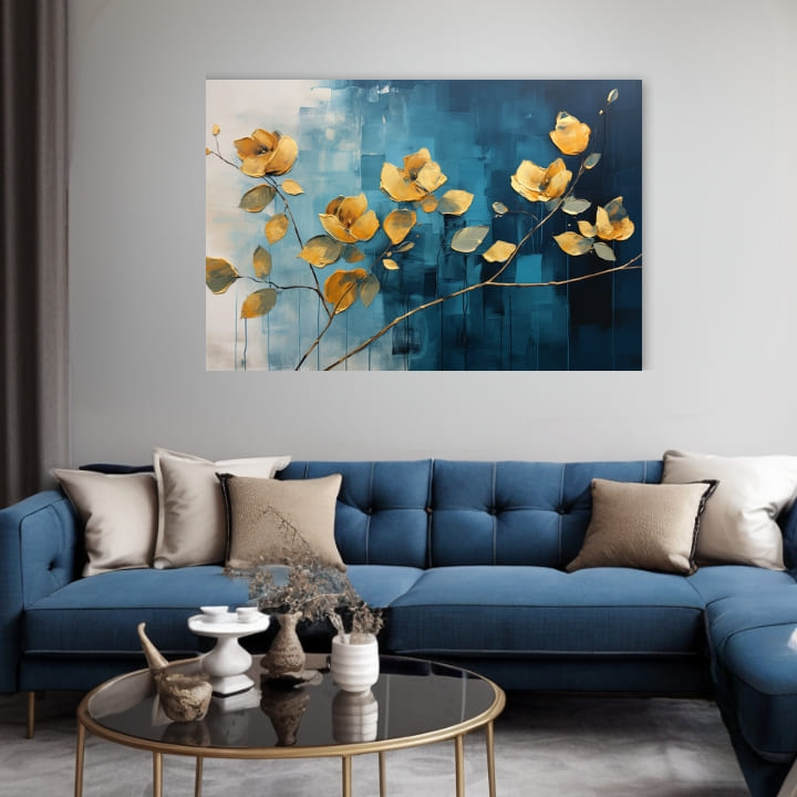 Bezvremenska elegancija na platnu Apstraktno cveće u savremenom svetu