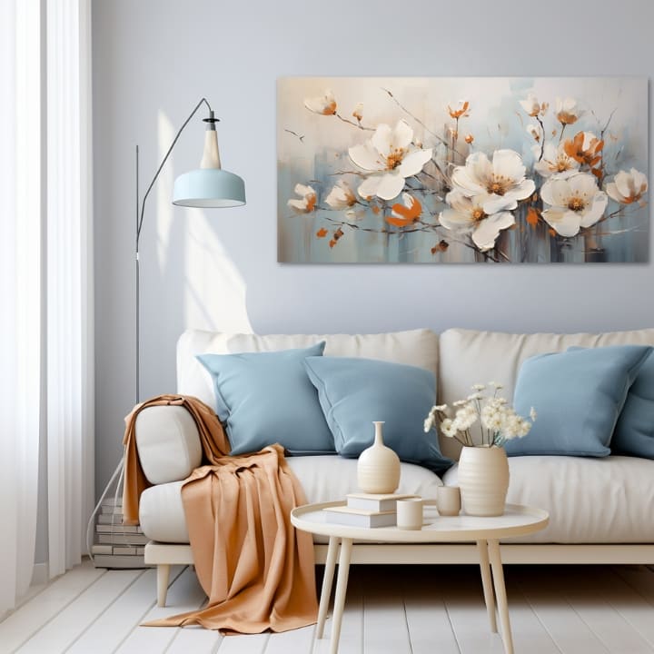 Peach Fuzz Paintings Harmoni in Bloom