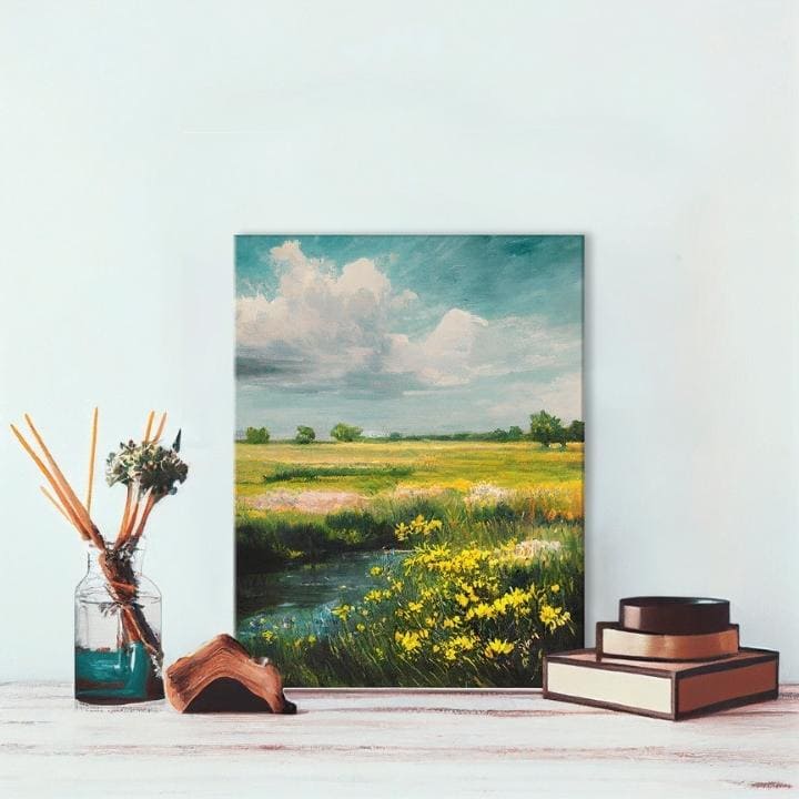 Pejzaž na platnu Između neba i zemlje