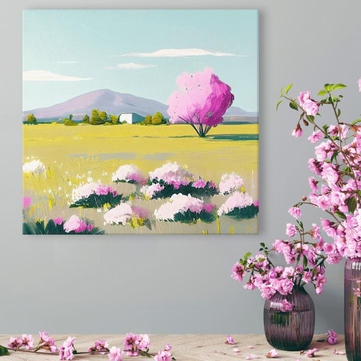 Pejzaž na platnu Letnja bajka