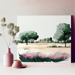 Pejzaž na platnu Svet fantastičnih boja