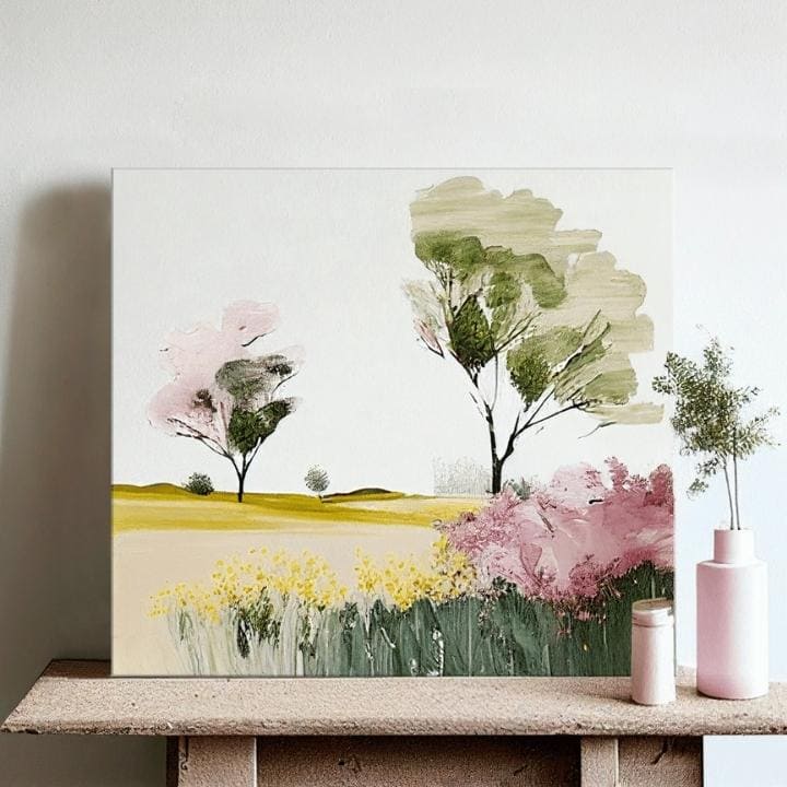 Pejzaž na platnu Slušajući tišinu pejzaža