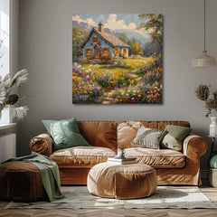 Pejzažna slika na platnu Letnje skrovište