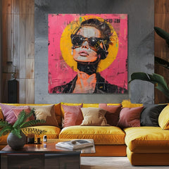 Elegantna slika žene Influencer