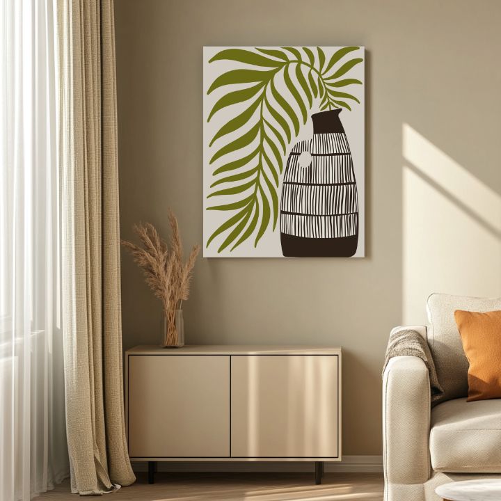 Slika na platnu - Palma i krčag