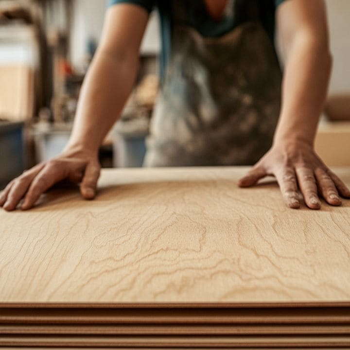 Slika na drvetu - Drakar pod mesecom