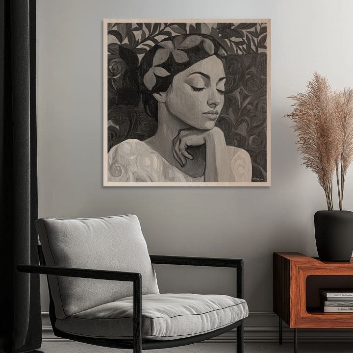 Slika na drvetu - Boginja severa