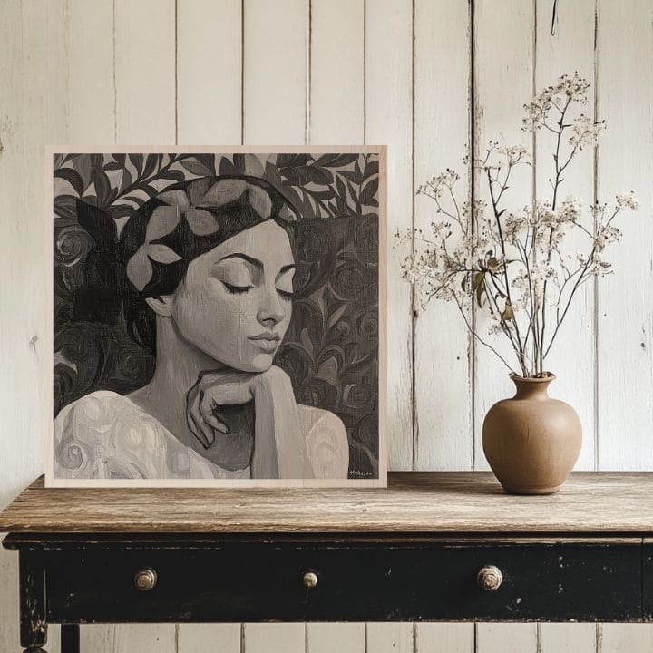 Slika na drvetu - Boginja severa