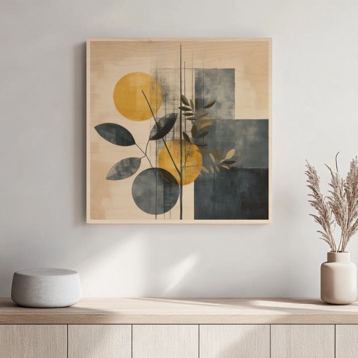 Slika na drvetu - Mir u jednostavnosti