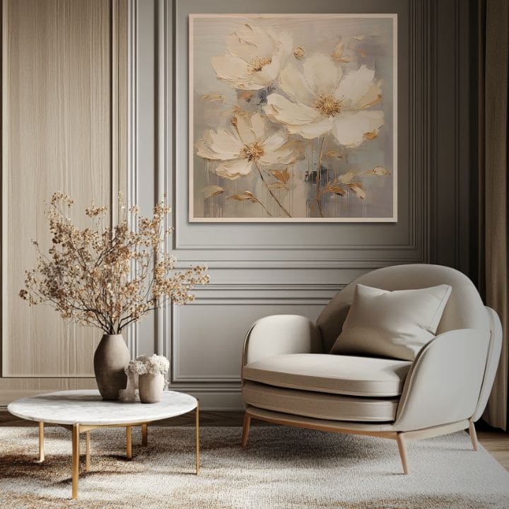 Slikanje drveta - Blooming Nordic garden