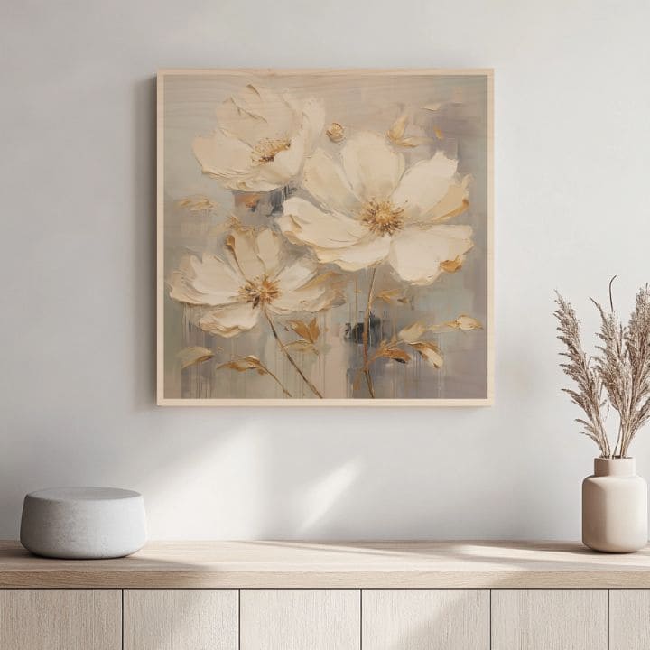 Slikanje drveta - Blooming Nordic garden